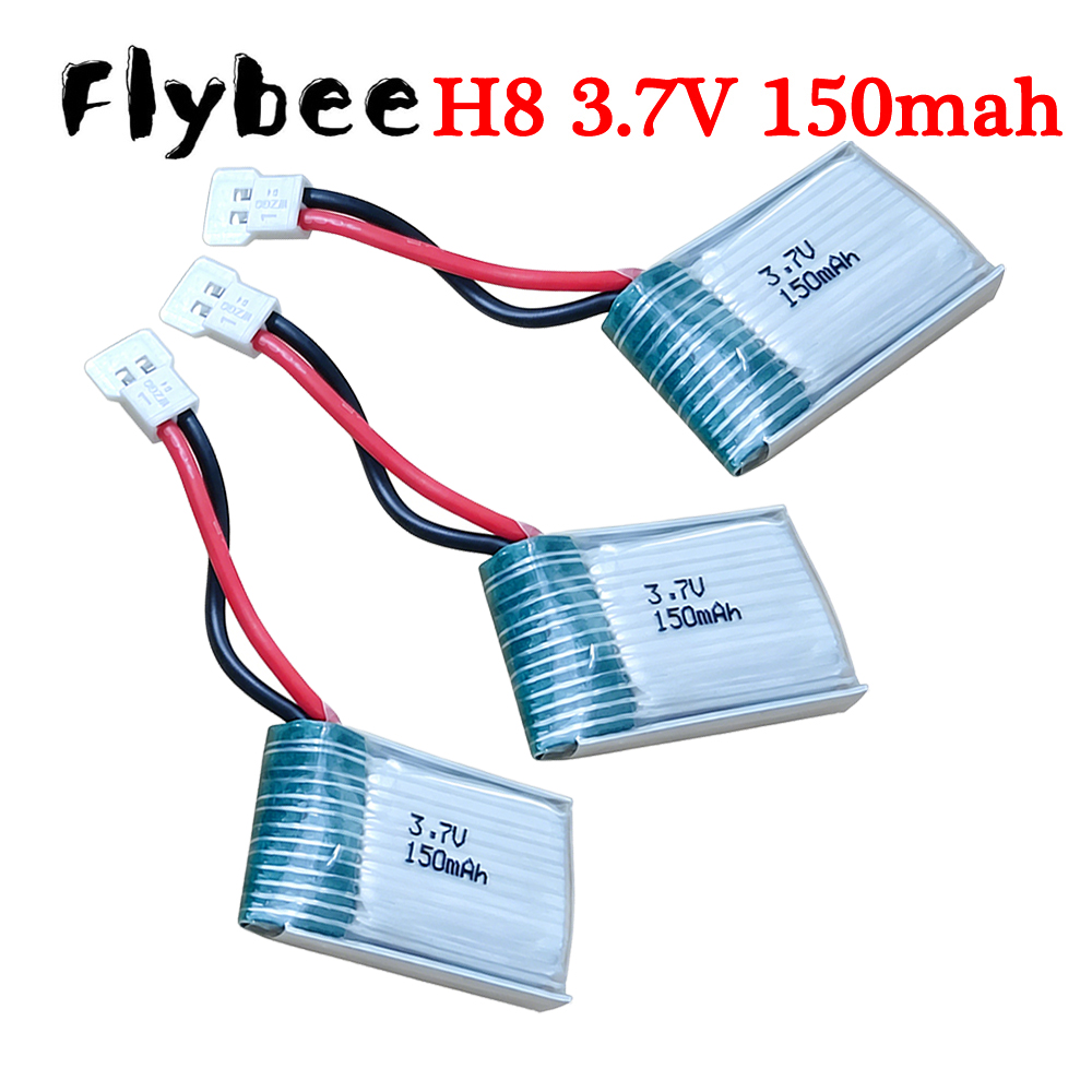 Rc Hobby Vehicles - XH2.54 Plug, 3.7V 150mAh 651723 Lipo