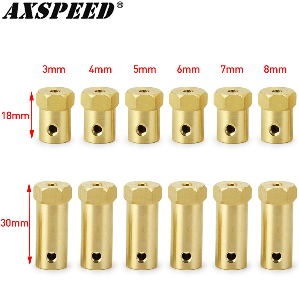Wheel Hex Adapter - AXSPEED 4PCS 12mm Wheel Hex Coupling