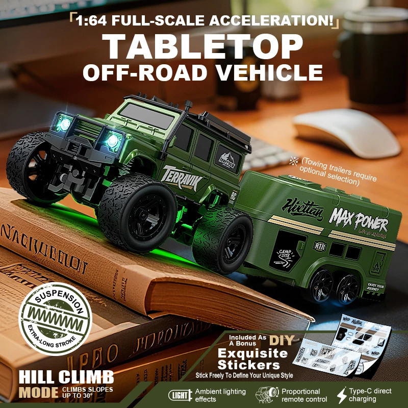 Rc Hobby Lobby - 1:64 Full Proportional Desktop Off-Road RC