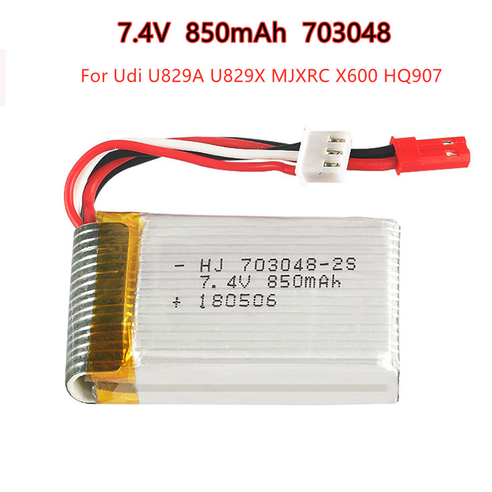 1-5pcs  2s 7.4V 850mAh 703048  – Rc Hobby Vehicles Bewertung und Preis
