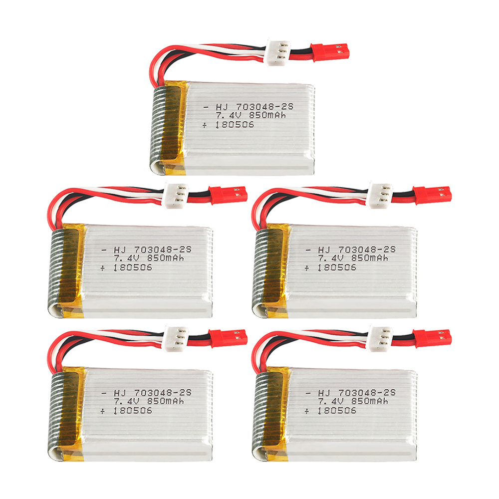 1-5pcs  2s 7.4V 850mAh 703048  – Rc Hobby Vehicles Bewertung und Preis
