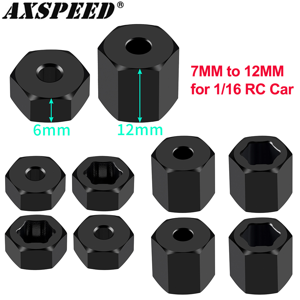 AXSPEED 4Pcs Aluminum 7mm to 1 – Wheel Hex Adapter Bewertung und Preis