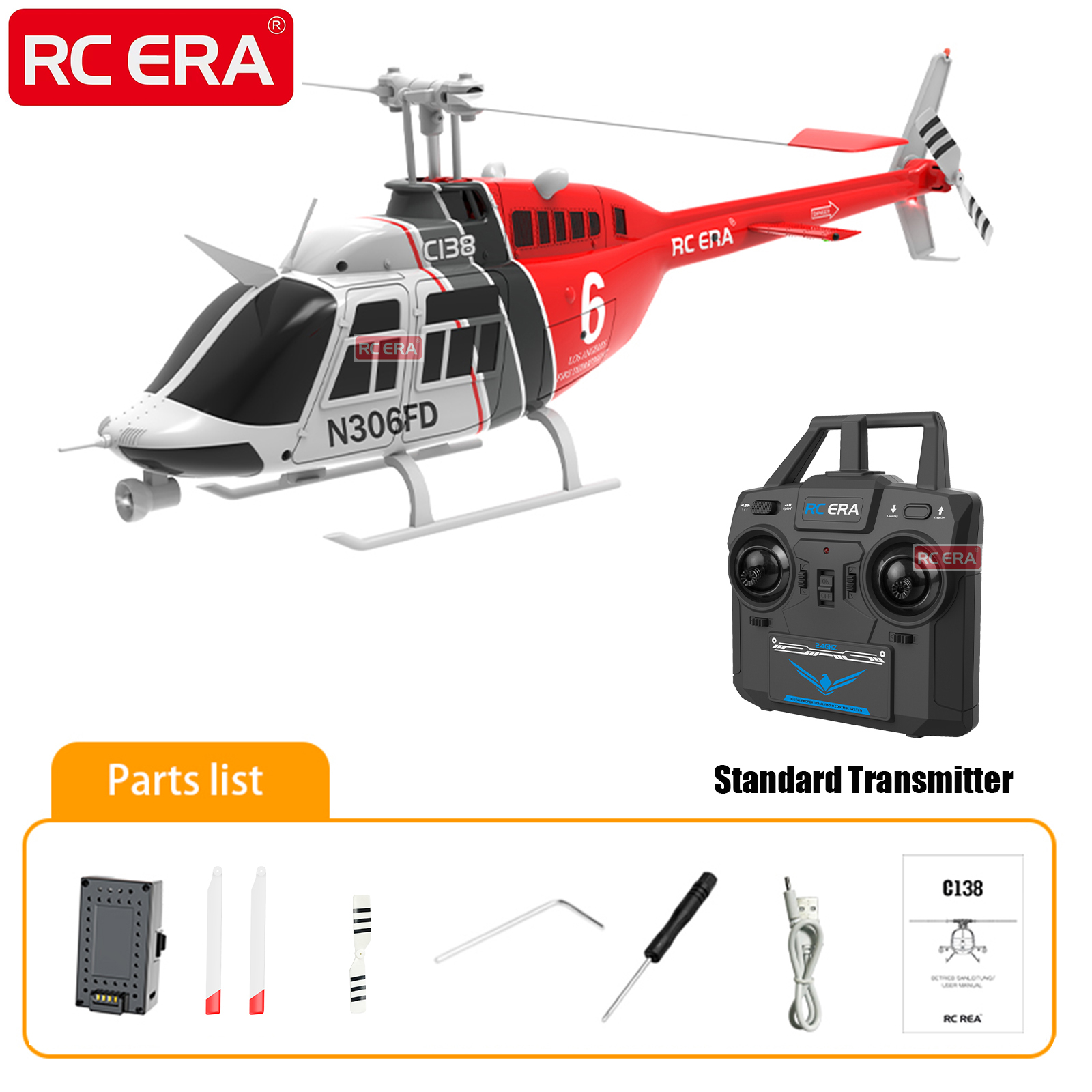 RC ERA C138 BELL 206 Jet Range – Rc Hobby Experts Bewertung und Preis