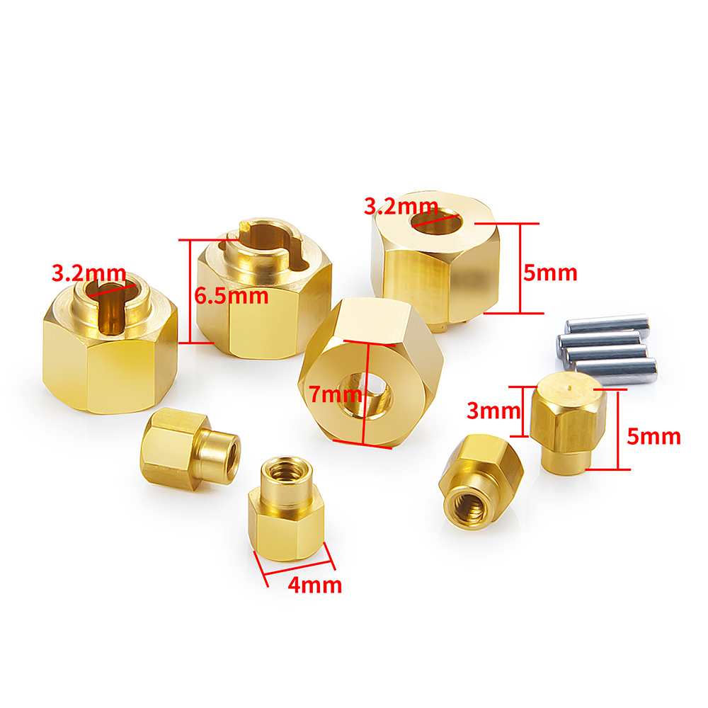 AXSPEED 4PCS Brass Wheel Hex A – Wheel Hex Adapter Bewertung und Preis