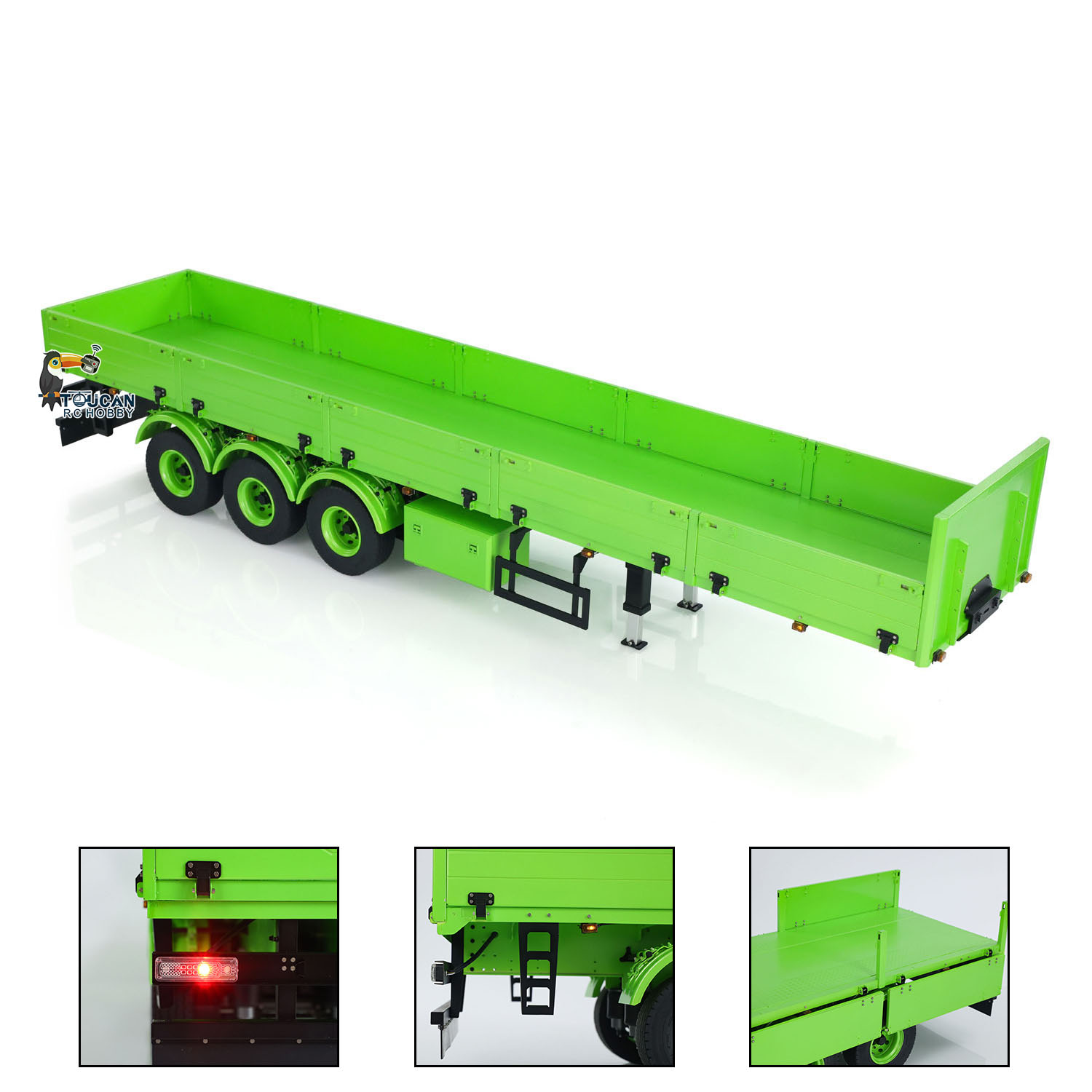 NEW 1/14 Metal Semi Trailer 3  – Rc Hobby Dump Truck Bewertung und Preis