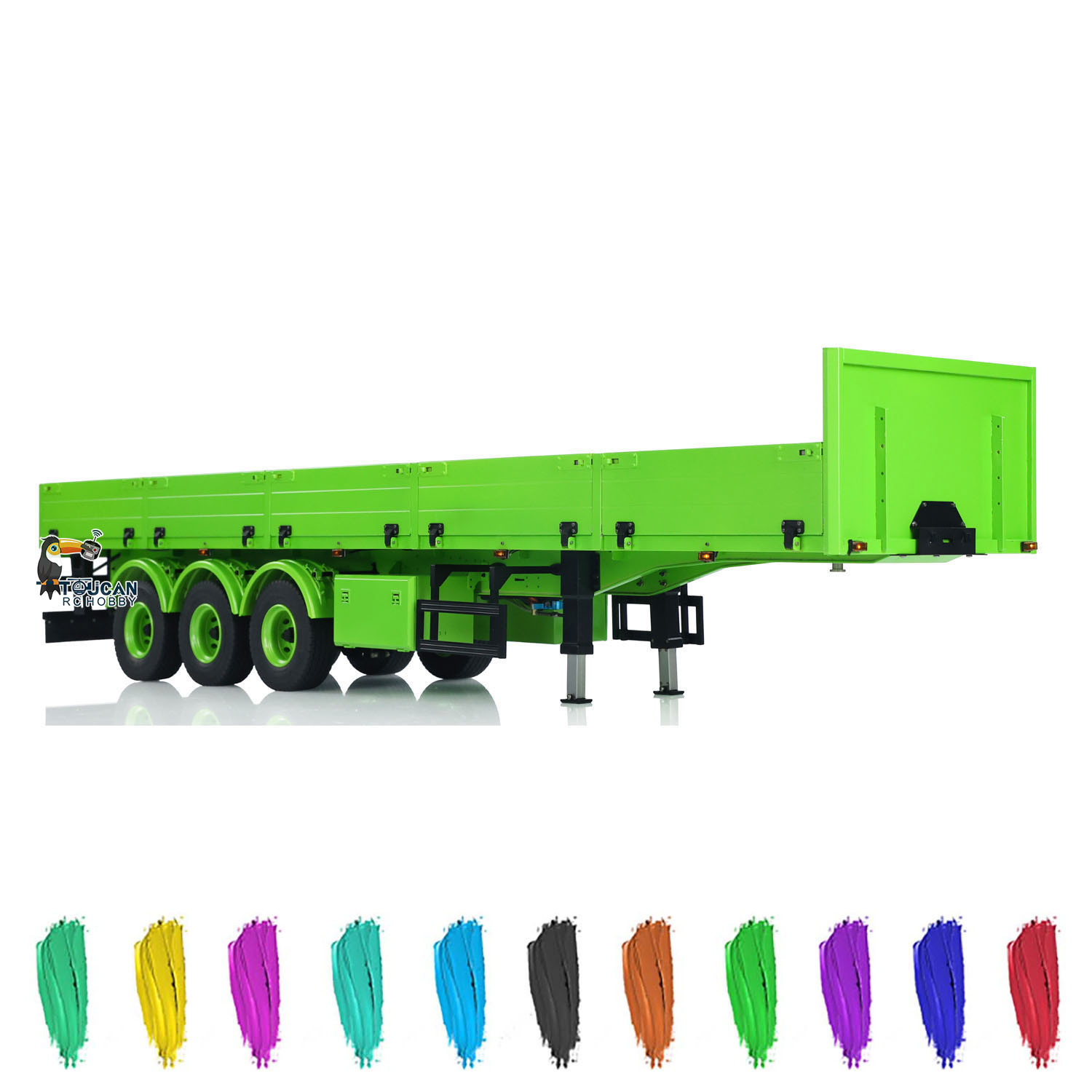 NEW 1/14 Metal Semi Trailer 3  – Rc Hobby Dump Truck Bewertung und Preis