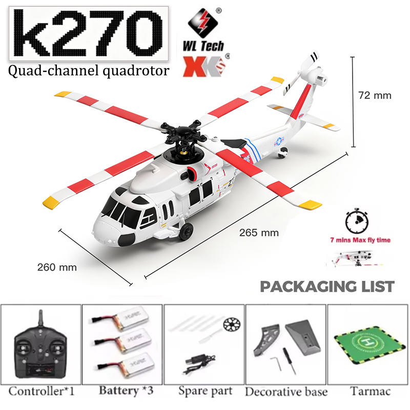 WLtoys K170 K270 UH-60L Brushl – Rc Hobby Experts Bewertung und Preis