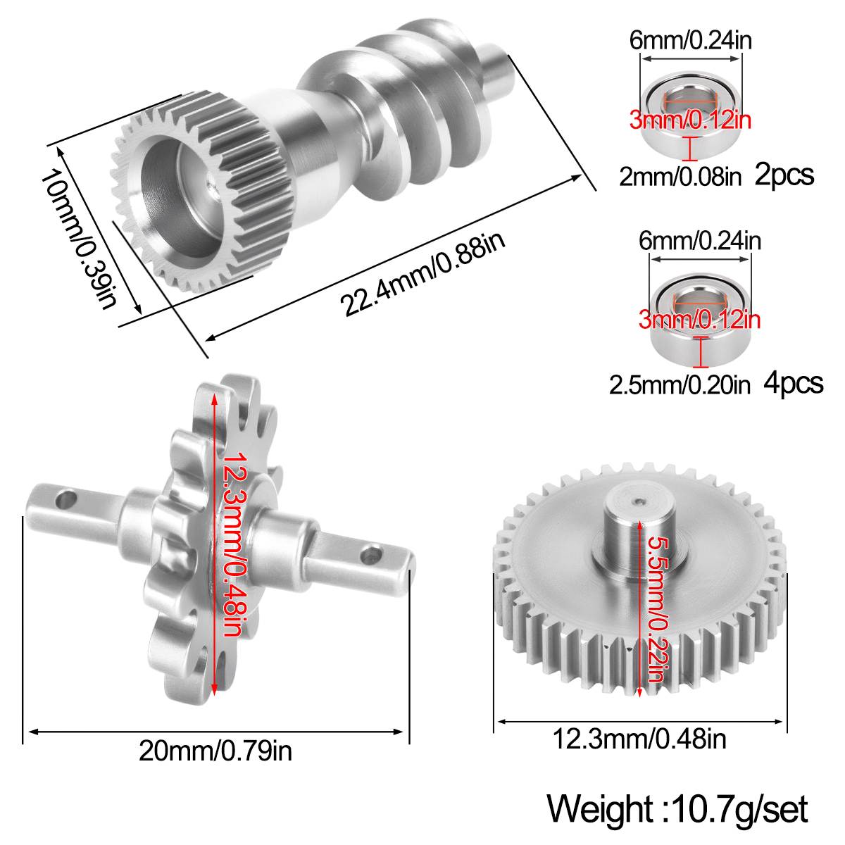 Stainless Steel Gearbox Gear S – Rc Hobby Racing Bewertung und Preis