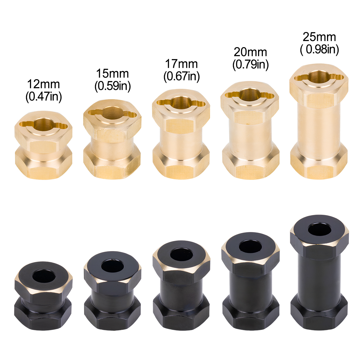 2 Colors - 4Pcs Heavy Duty Bra – Wheel Hex Adapter Bewertung und Preis