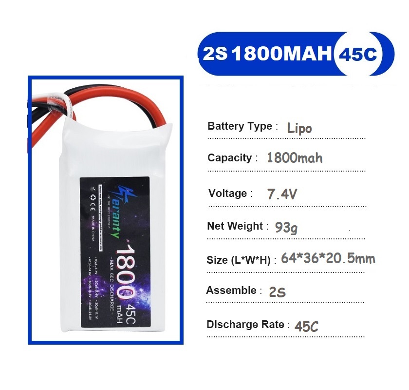 2PCS 7.4V Lipo 2S Battery 1500 – Rc Hobby Vehicles Bewertung und Preis