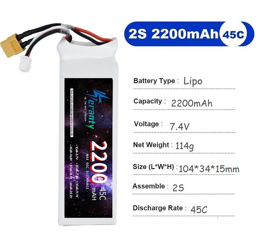 2PCS 7.4V Lipo 2S Battery 1500 – Rc Hobby Vehicles Bewertung und Preis