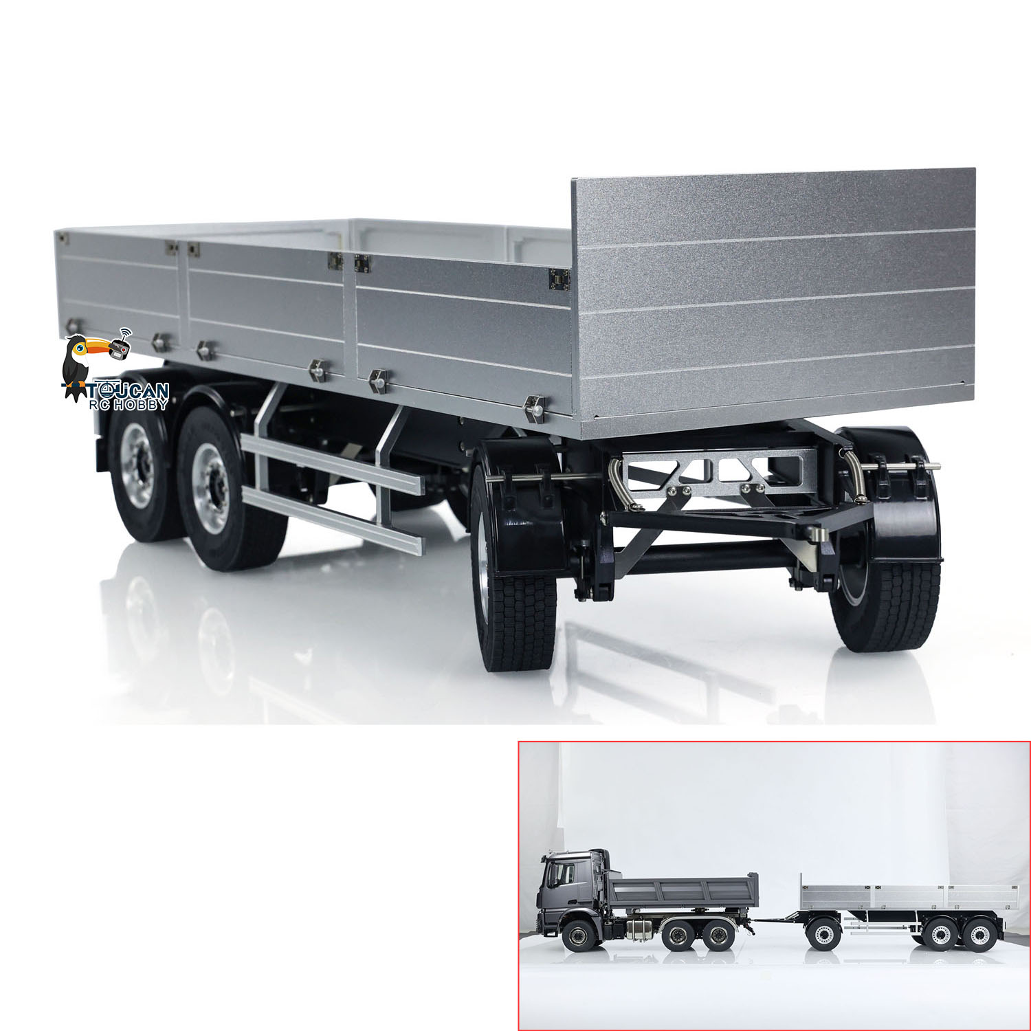 Degree 1/14 Metal 3 Axles Full – Rc Hobby Dump Truck Bewertung und Preis