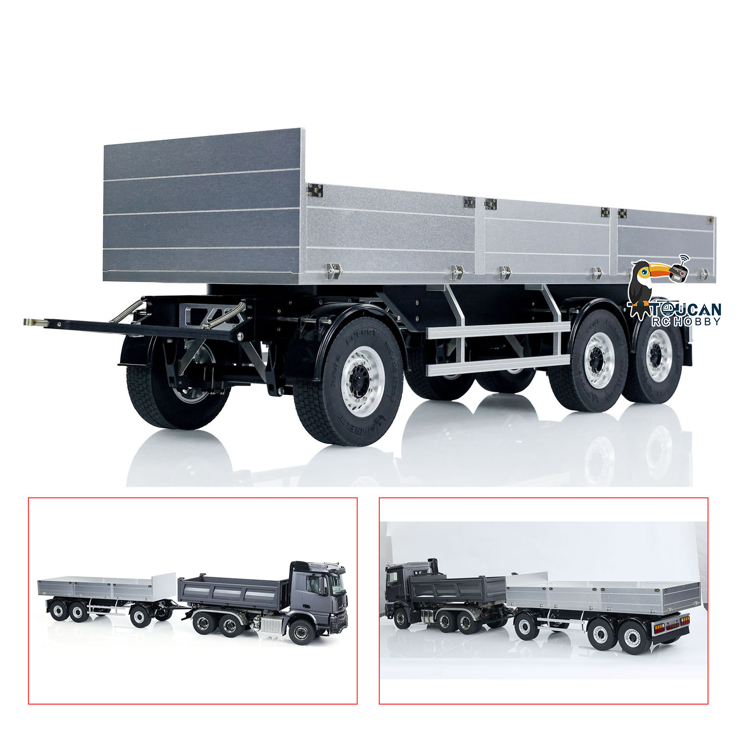 Degree 1/14 Metal 3 Axles Full – Rc Hobby Dump Truck Bewertung und Preis