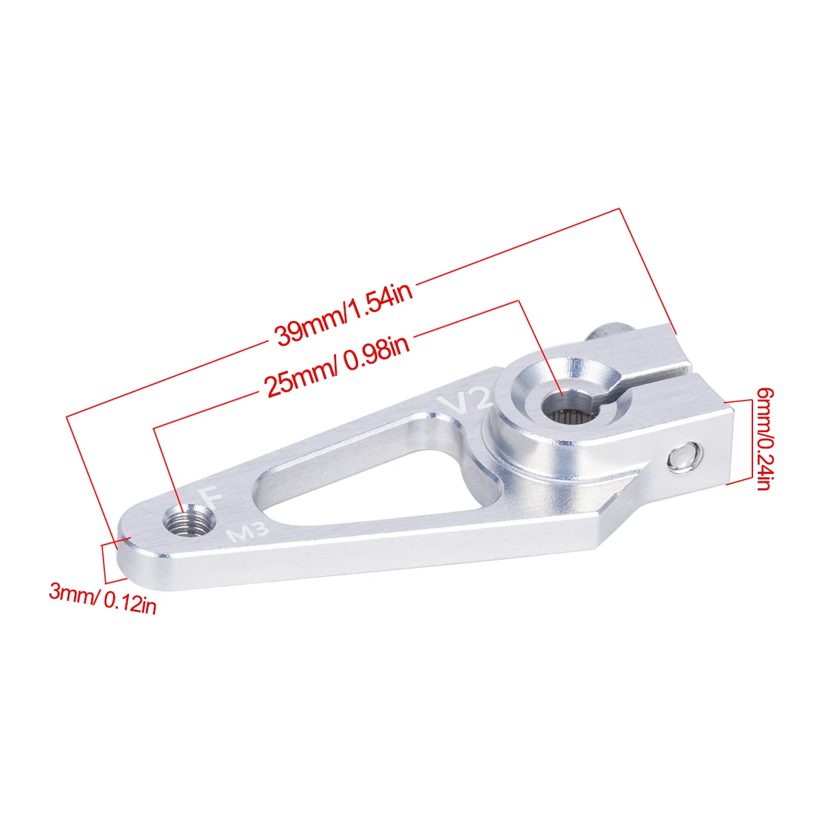 39mm M3 7075 Aluminum 25T Serv – Rc Hobby Racing Bewertung und Preis